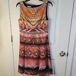 CB Established 1962 Geometric Print Sleeveless Mini Dress Size‎ 6